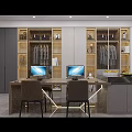 Modern Kitchen Interior Design With Dark Green Cabinets Grey Panels Built-in Oven And Indoor Plant