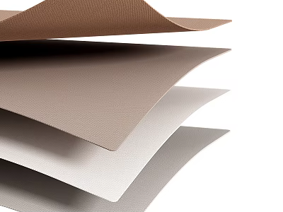 Stacked Textured Fabric Sheets In Multi Colors For Home Decor Use 3d model