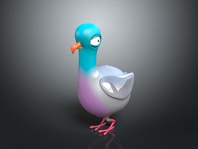 bird game animal cartoon animal realistic animal model