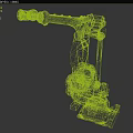 6-axis robot 3d model