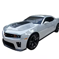 White Two Door Sports Car With Black Hood Black Wheels And Sporty Styling