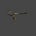 type submachine gun 3d model