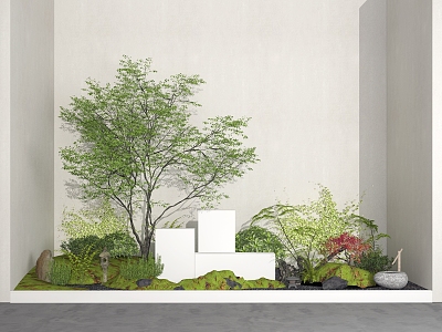 Landscape Plants Small Landscape Plants Shrubs Trees Green Planting Commercial Landscape Plants Combination Sick Tree Plant Pile Landscape Sick 3d model