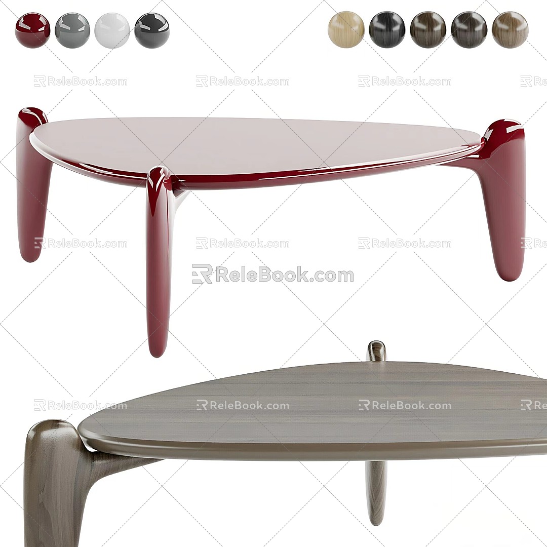 Roche Triangle Coffee Table 3d model