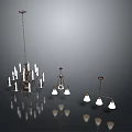 Elegant Lighting Fixture Combinations Including Candle Arm Chandeliers Multi Bulb Pendants And Curved Hanging Lamps