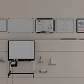 Various Office Display Boards Including Whiteboards Pegboards And Bulletin Boards For Notes And Organization
