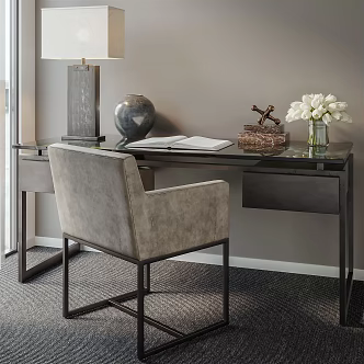 modern desk chair 3d model