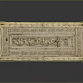 Ornate Carved Household Storage Box With Classic Design And Intricate Decorative Patterns