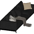 Modern Multiplayer Sofa Antique Multiplayer Sofa 3d model