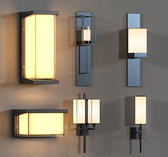 Modern wall lamp decorative wall lamp 3d model