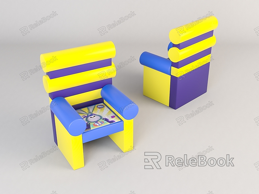 Modern Children's Chair Home Chair model