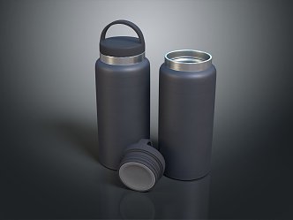 Modern thermos cup thermos pot heat insulation cup warm cup 3d model