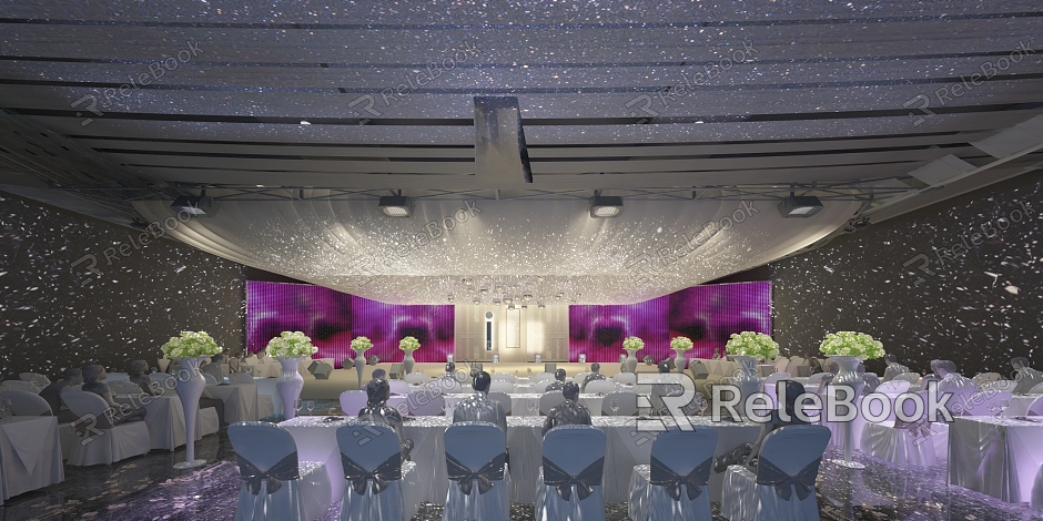 Hotel Wedding Hall model