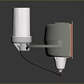 Industrial Mechanical Component With Metal Casing Heat Sink And Cylindrical Structure