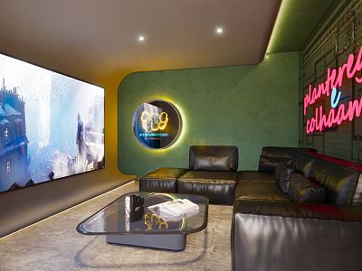 Modern Video Room Port Private Cinema Small Room model