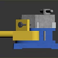 Bench Drill Vertical Drilling Machine Vertical Bench Drilling Machine Tools Hardware Tools Processing Tools Furniture 3d model