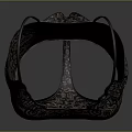Women's Elegant Black Floral Lace Lingerie Set With Intricate Pattern Design