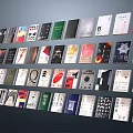Diverse Books Magazines With Colorful Cover Art And Varied Design Layouts
