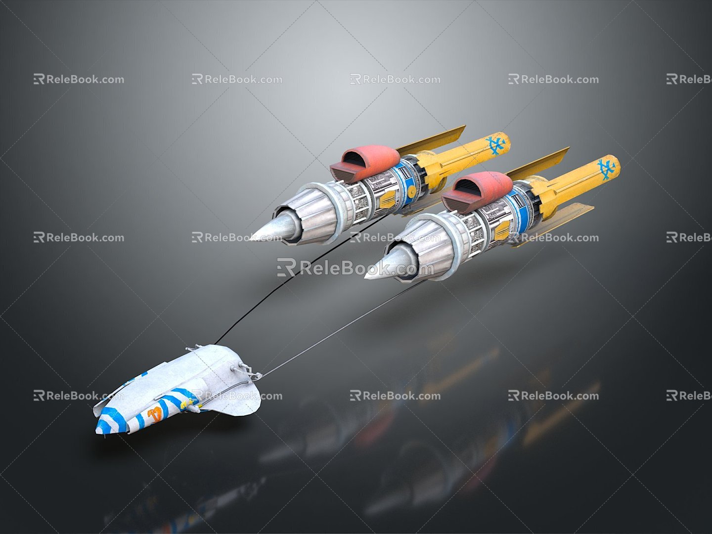 Modern Suspension Car Suspension Car Future Car Science Fiction Car 3d model