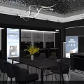 ZB Smart Spray Clean Kitchen Appliances Showroom With Modern Display And Cabinets