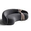 Modern Curved Multiplayer Sofa 3d model