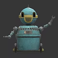 Modern Robot Science Fiction Robot Cartoon Robot Children's Toy Robot 3d model