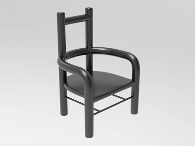 Metal stool single chair shape home chair 1727 3d model Metal stool single chair shape home chair 1727 3d model