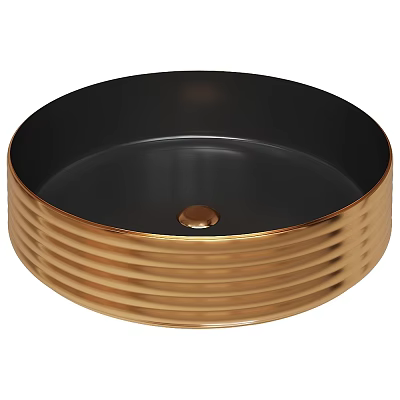 Ring modern metal wash basin 18w 3d model