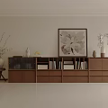 Retro Side Cabinet 3d model