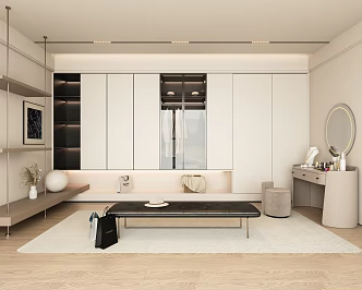 Modern Cloakroom 3d model