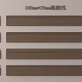 100mm x 20mm Wooden Baseboard Different Style Options For Home Interior Design