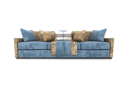 Double sofa 3d model