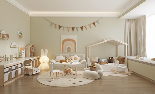 Modern Children's Room 3d model