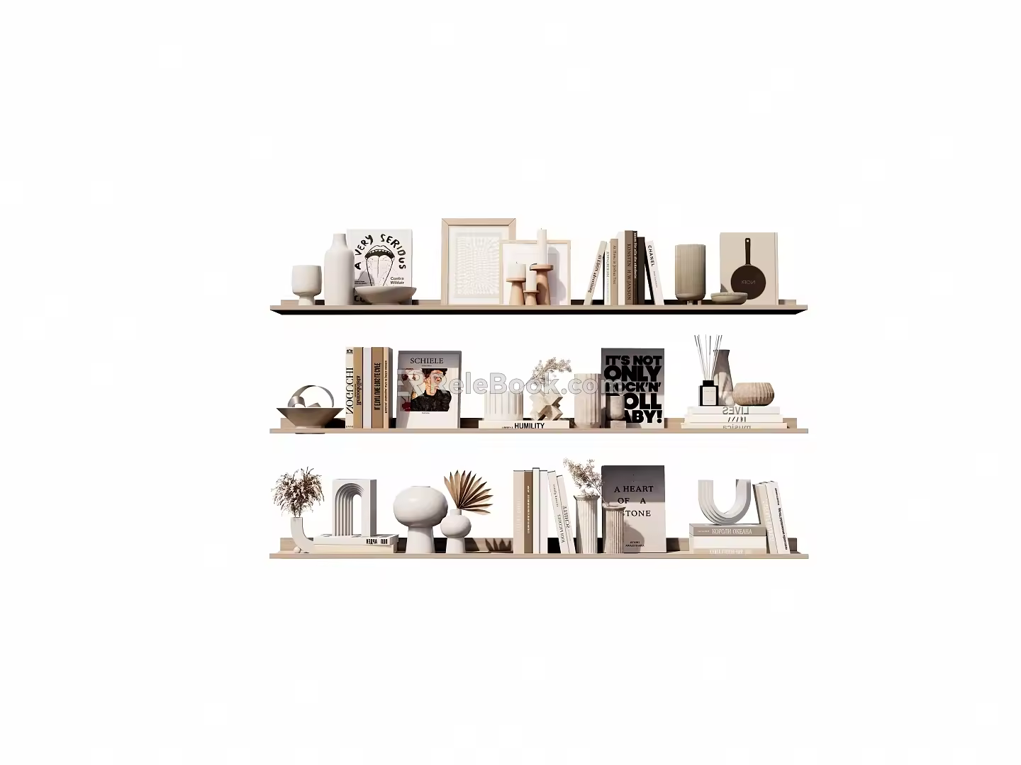 Modern Ornaments Combination Indoor Window Ornaments 3d model