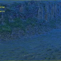 Garden Landscape With Steep Rocky Cliffs Green Vegetation And Lush Meadow