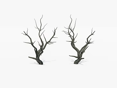 Dead wood, dead trunk 3d model