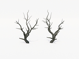 Dead wood, dead trunk 3d model