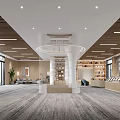 Modern Spacious Interior Design With Wooden Ceiling Round Pendant Light Bookshelves And Sofas