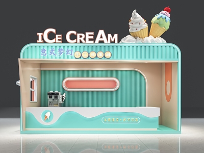 Dining car, dessert shop, ice cream shop, milk tea shop, online red car, dining car, cart model