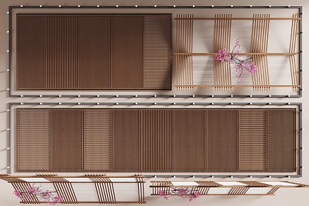 Grille ceiling 3d model