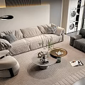 Sofa coffee table 3d model