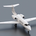 Private aircraft Transport aircraft Business aircraft Small passenger aircraft 3d model