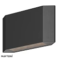 Sleek Modern Black Outdoor Wall Light With Slim LED Design For Exterior