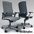 Modern Office Chairs With Metal Frame Armrests Padded Seats And Wheels