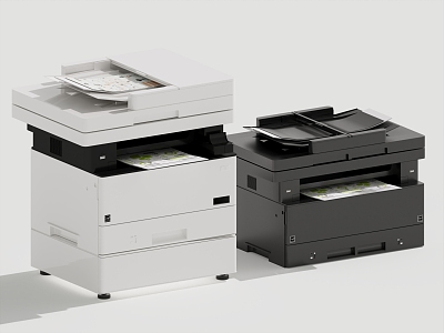 printer scanner copier 3d model