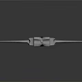 Modern Sword Officer Sword Long Sword Sheath 3d model