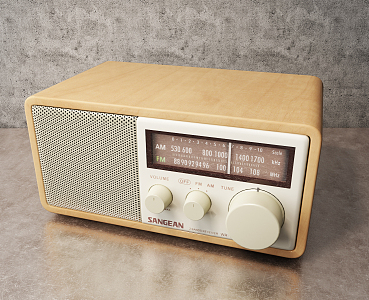 Modern Radio 3d model