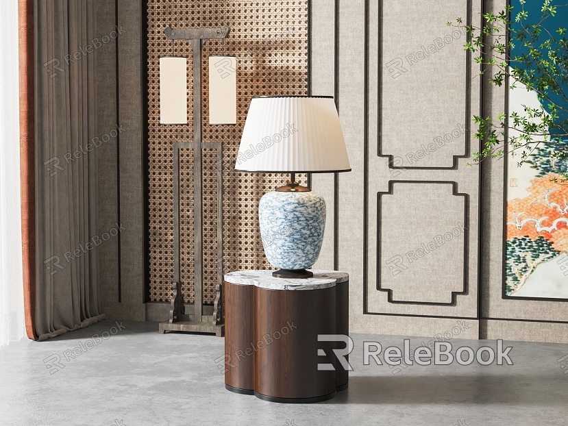 New Chinese-style table lamp side a few corner a few model