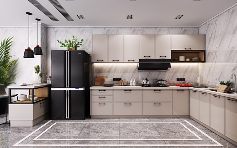 Modern Kitchen 3d model