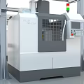 Advanced Industrial Equipment CNC Machines With Control Panels And Mechanical Structures